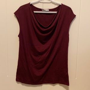 Cowl neck top